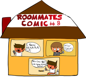 Roommates Comic # 8 - Help