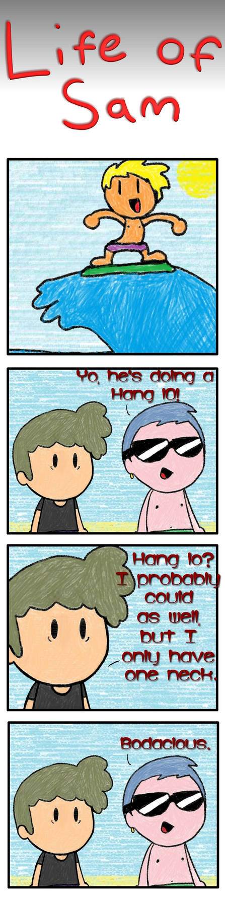 Life of Sam: Prototype - Comic #7: Surf by FlowJoeCartoons on DeviantArt