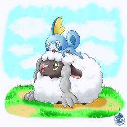 Wooloo and Sobble