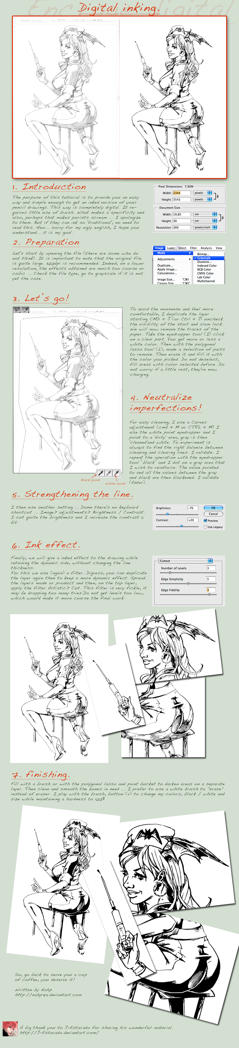 Tutorial - digital inking