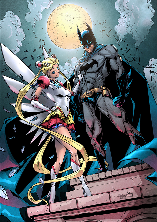 Batman Sailormoon colors