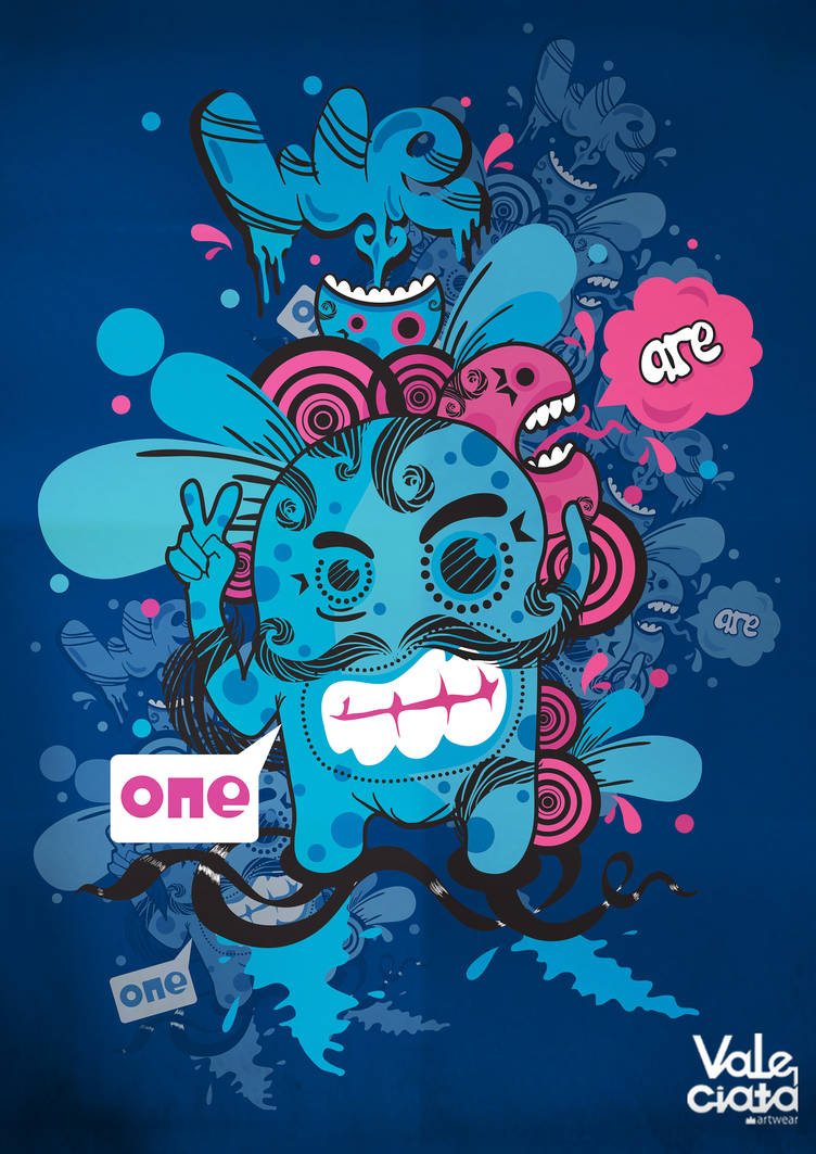 We R One Poster We R one by ValeciataArtwear on DeviantArt
