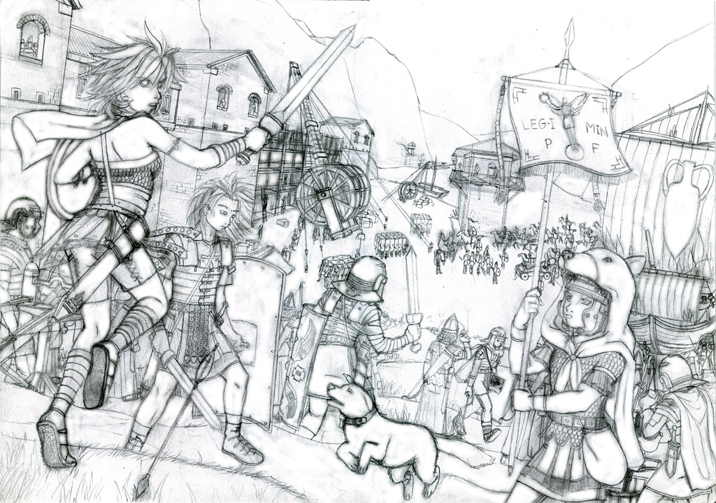 Casus Belli: Lineart by joriavlis