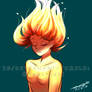 Girl in fire 