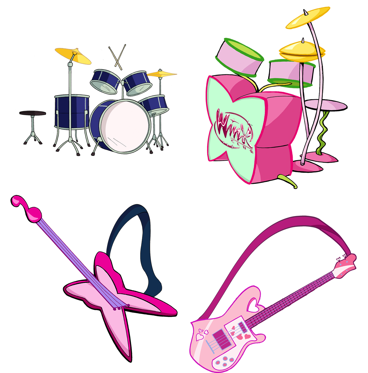 winx club music instruments by ShadyTeleg on DeviantArt