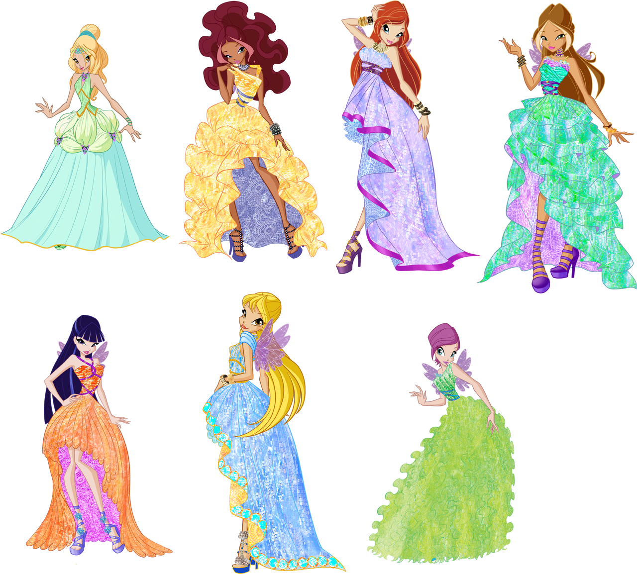 deviantart winx club dress up Winx Club Musa Season 6 Outfits Dress Up Game by heglys on DeviantArt