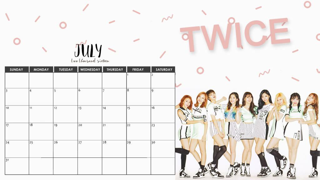 Twice July Computer Calendar Background By Misscatievipbekah On Deviantart Twice July Computer Calendar Background By Misscatievipbekah On Deviantart