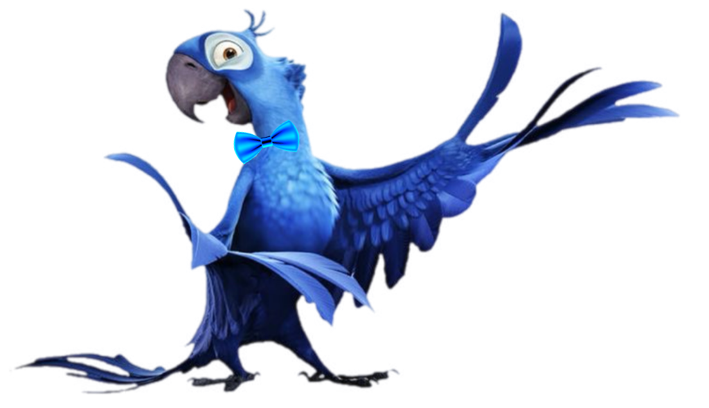 Blu Rio Render Deviantart Rio 3 Blu With Blue Bow Tie by SophiaMarieB on DeviantArt