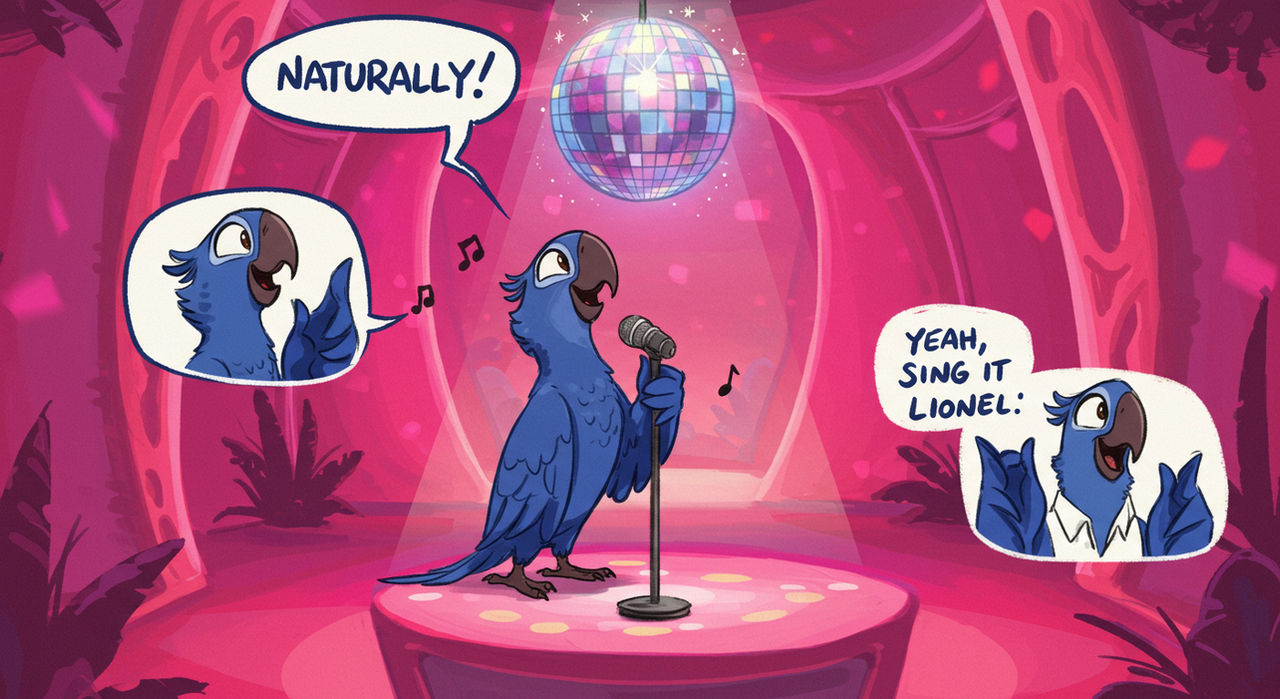 Sing Rio Rio Sing It Lionel by SophiaMarieB on DeviantArt