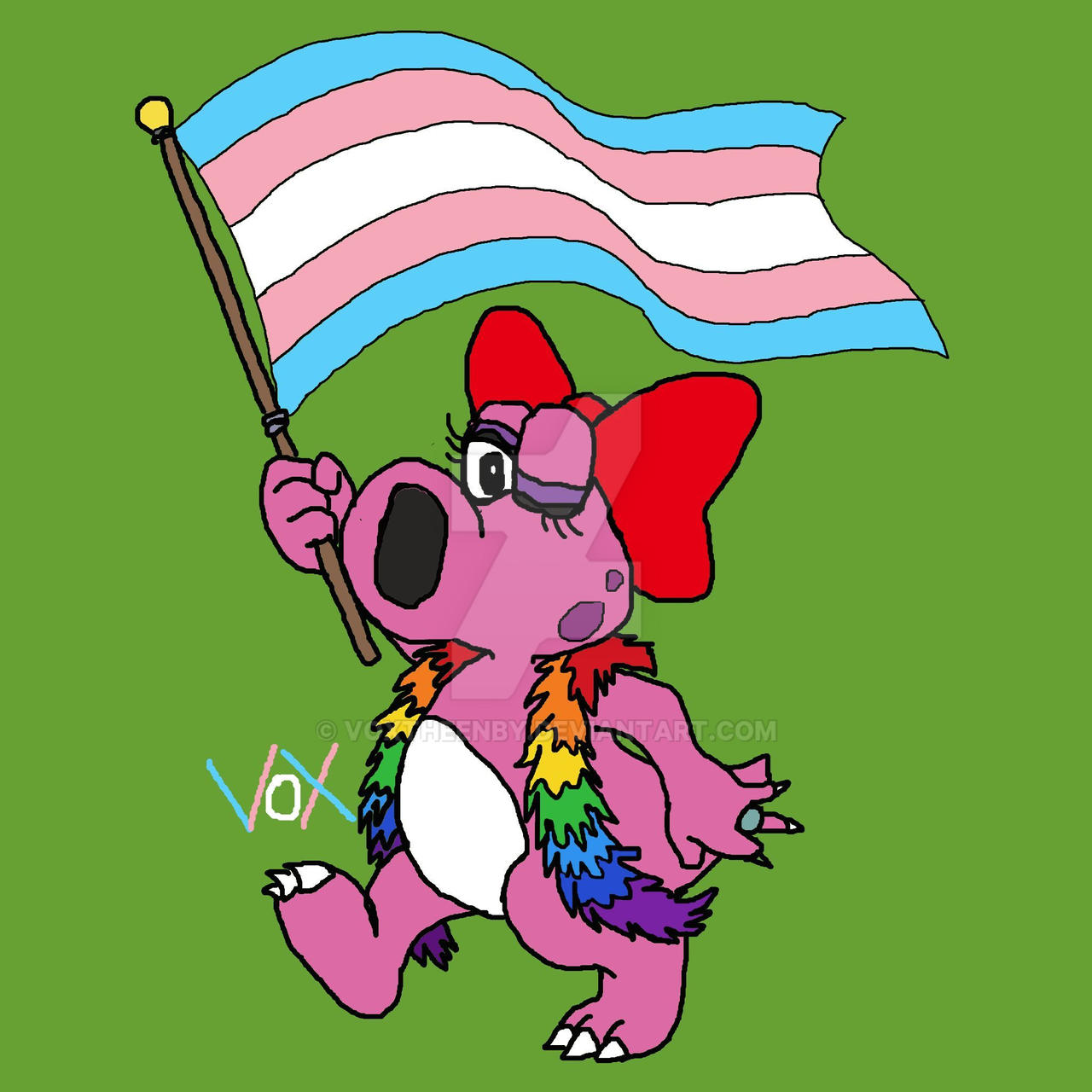 Pride Art Project - Birdo - Trans