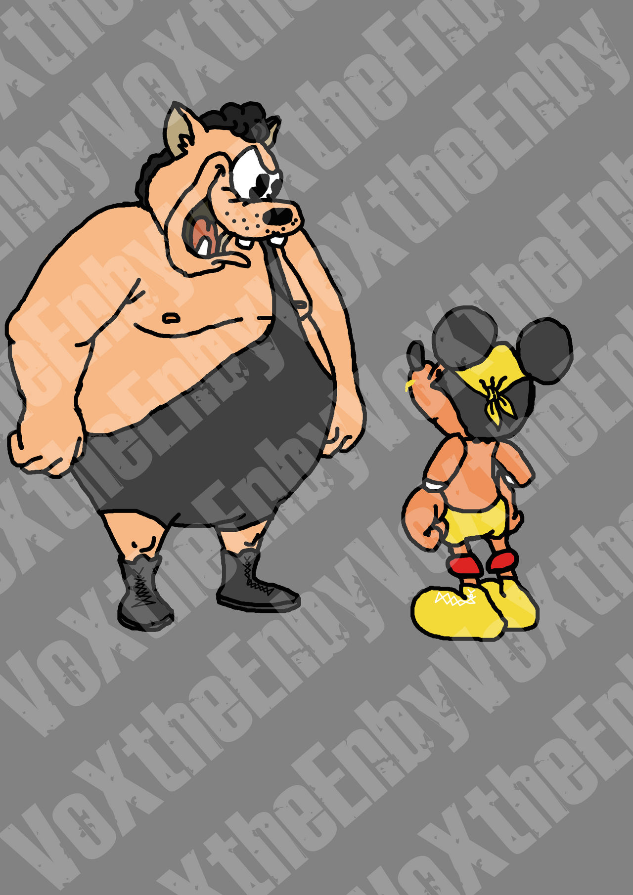 Pete the Giant Vs Mickey Hogan - Main Event