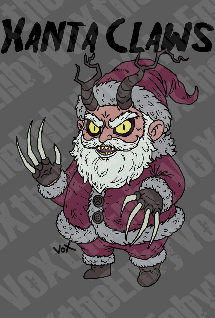 Xanta Xanta Claws - OC Design by VoXtheEnby on DeviantArt