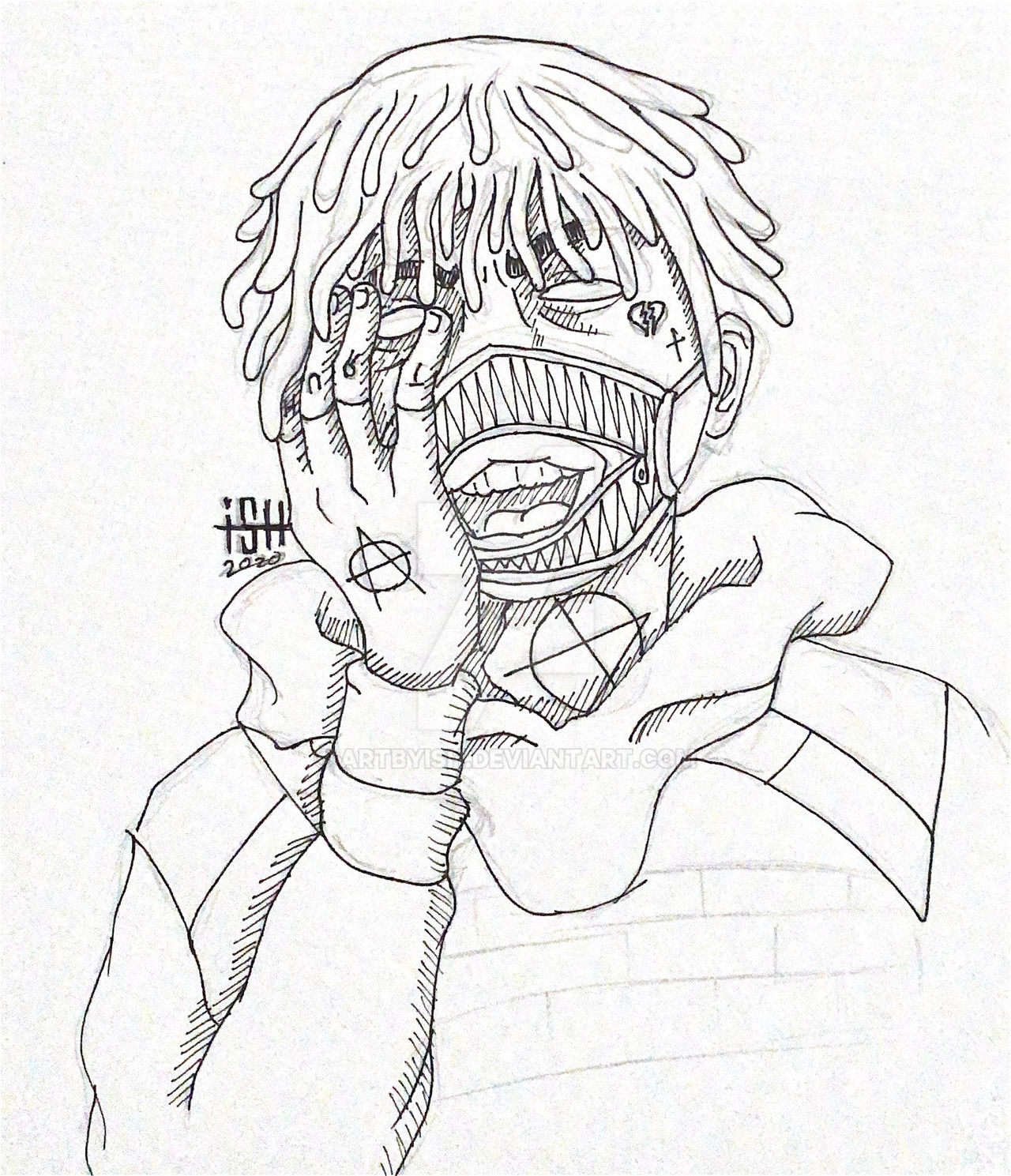 anarchy Traditional Inks by ArtByIsh on DeviantArt