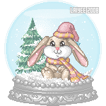 Bunny Snow Globe by Laiyee