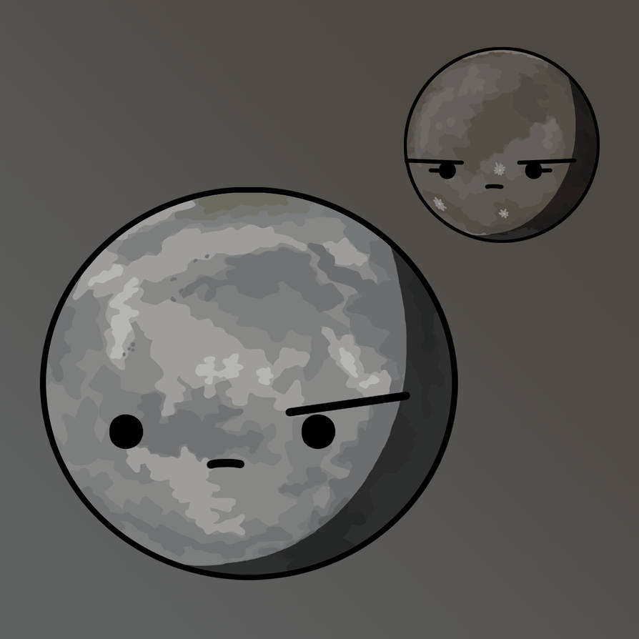 Orcus and Vanth by 3dgar1234 on DeviantArt