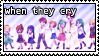 When They Cry Series Stamp by DayDreamerAmyAnn