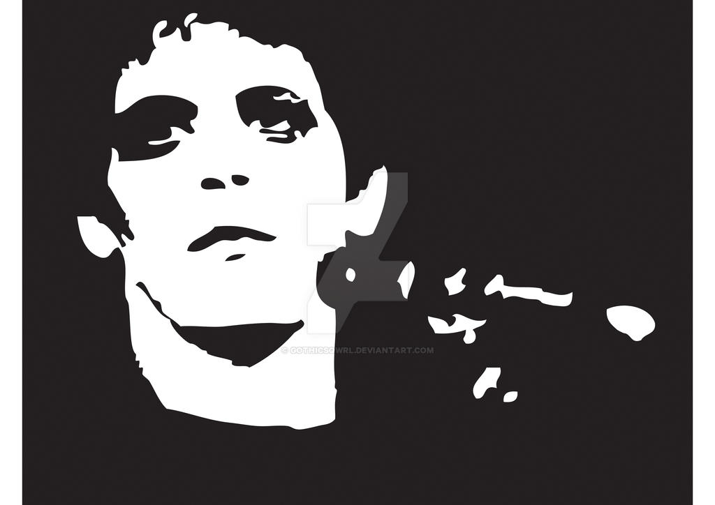 Lou Reed Sticker Lou Reed Stencil by gothicsqwrl on DeviantArt