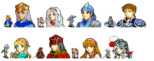 Final Fantasy: The Blue Watch - Characters