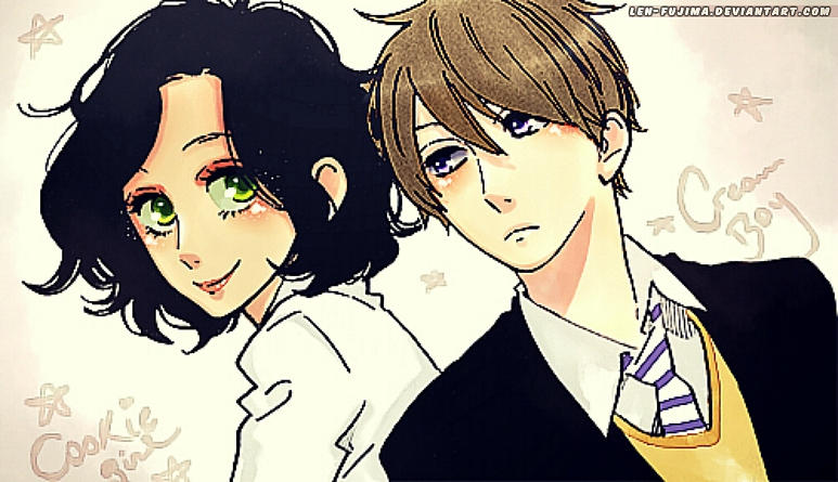 Cookie Girl and Cream Boy by Len-Fujima on DeviantArt
