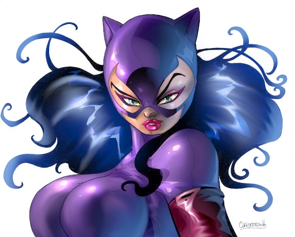 COLORED CATWOMAN by nikita900