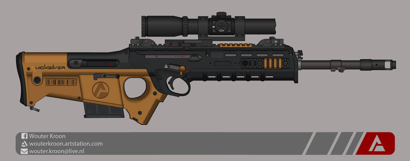 Quicksilver Industries: 'Wildebeest' DMR by Shockwave9001