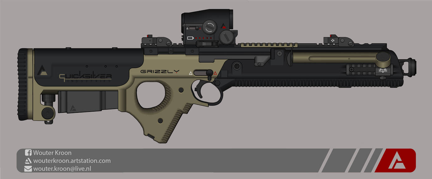 Quicksilver Industries: 'Grizzly' Sniper Rifle by Shockwave9001