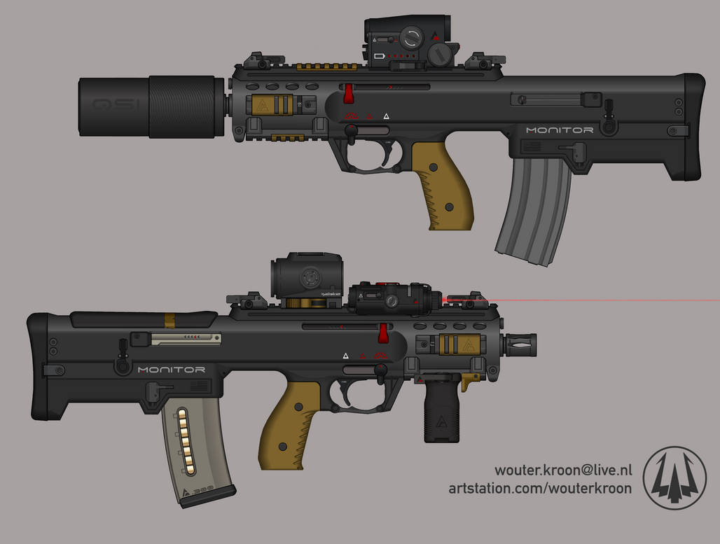 'Monitor' Assault Rifle by Shockwave9001 on DeviantArt