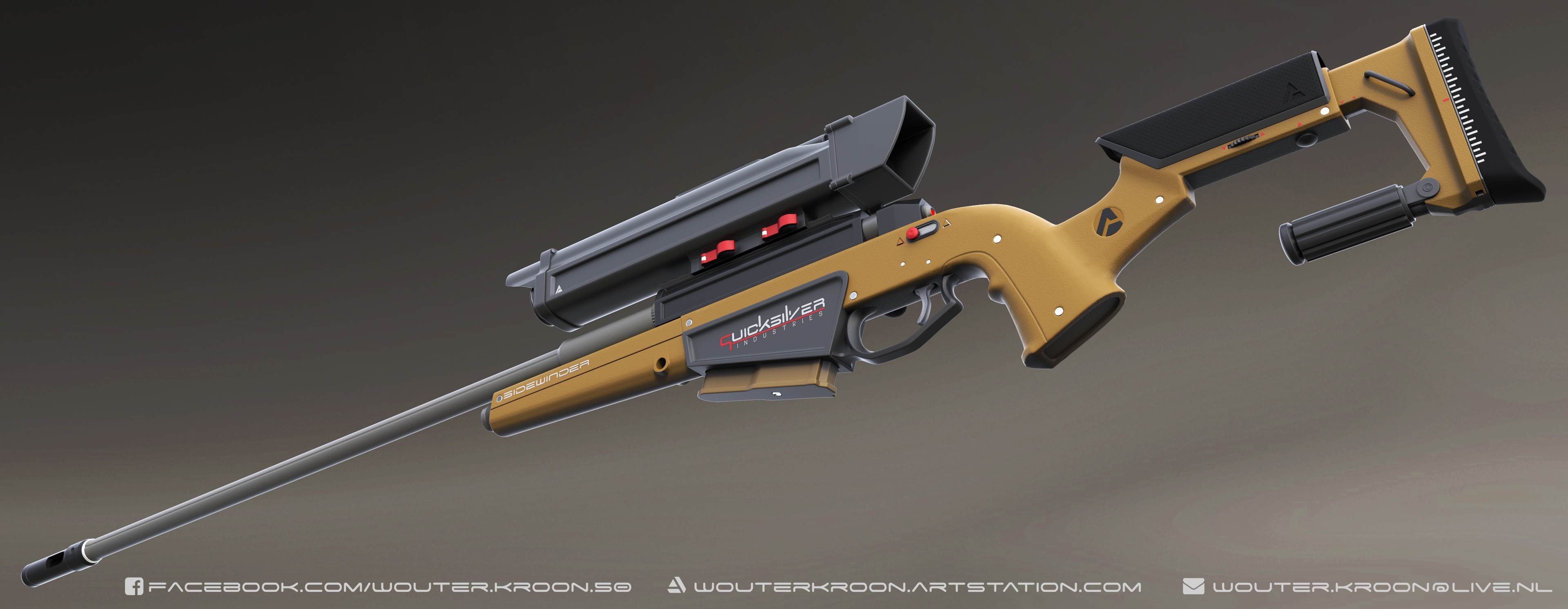 Sidewinder 3D Model