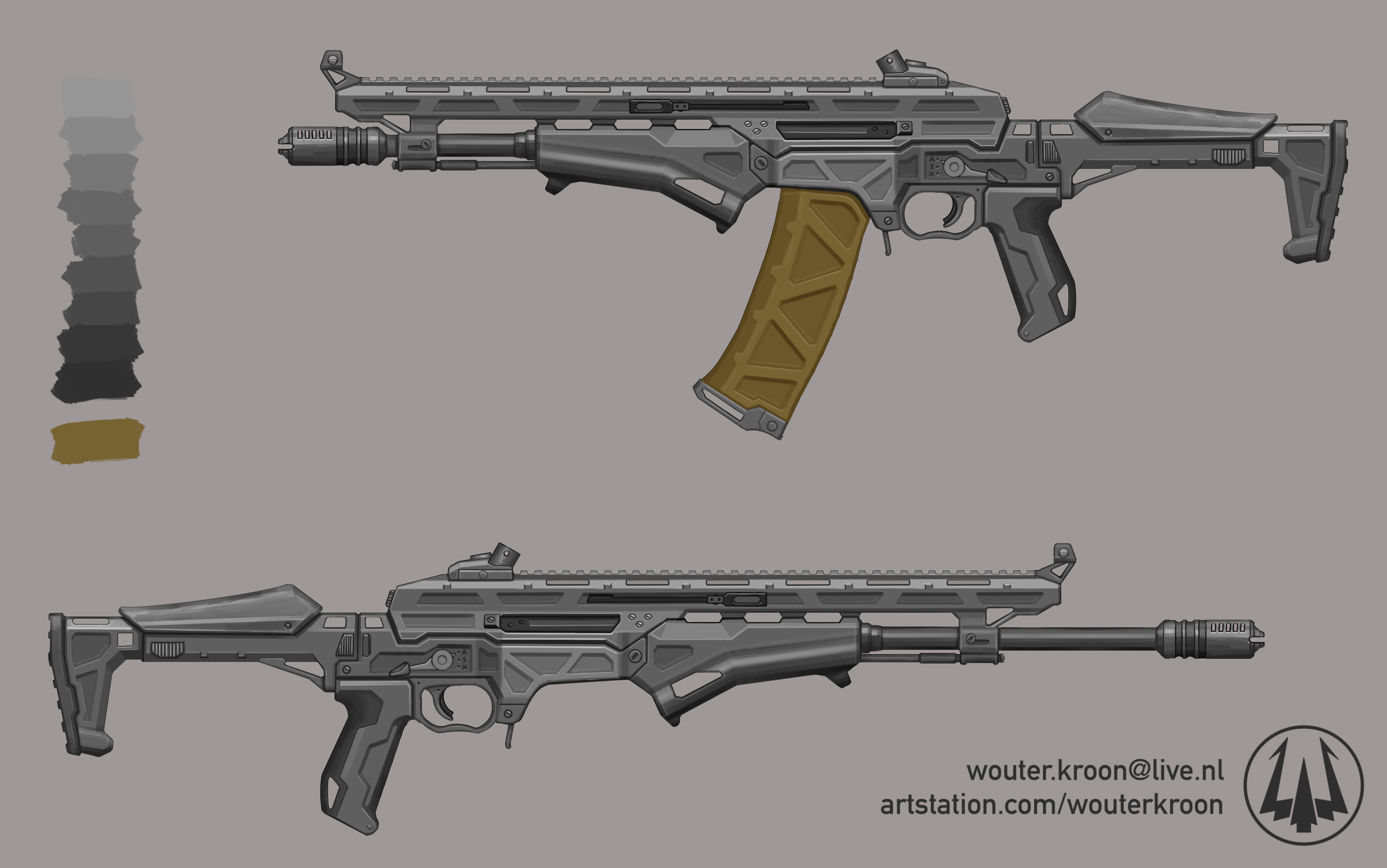 Futuristic AK Design by Shockwave9001 on DeviantArt