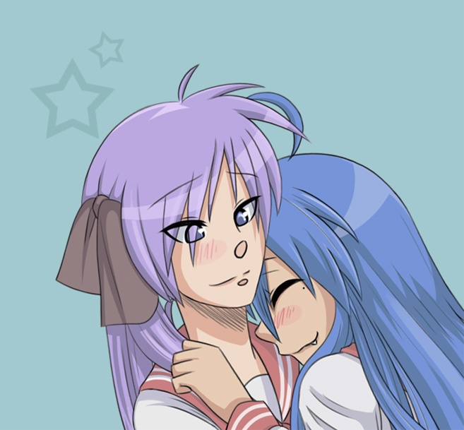 Konata x Kagami - Hey der :3