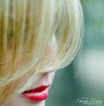 and red lips by MotyPest