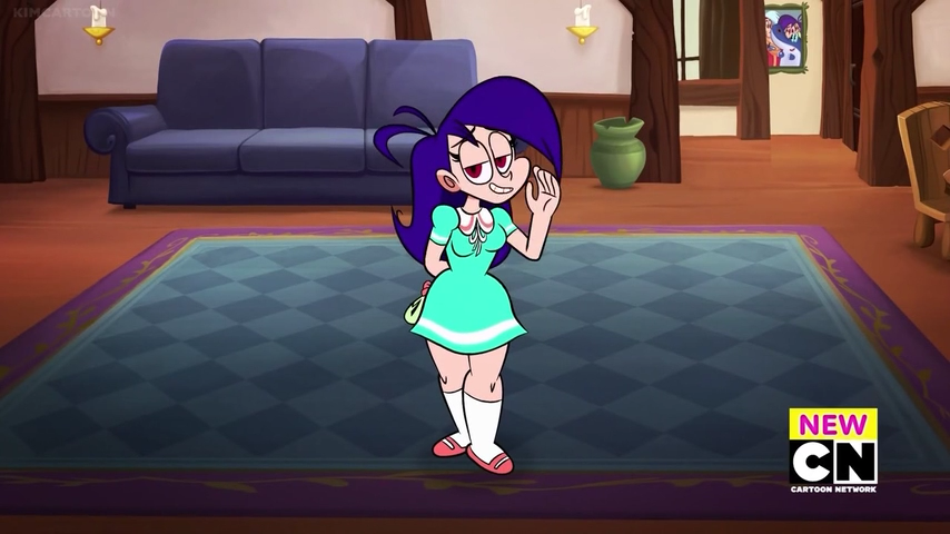 Vambre Warrior in a dress