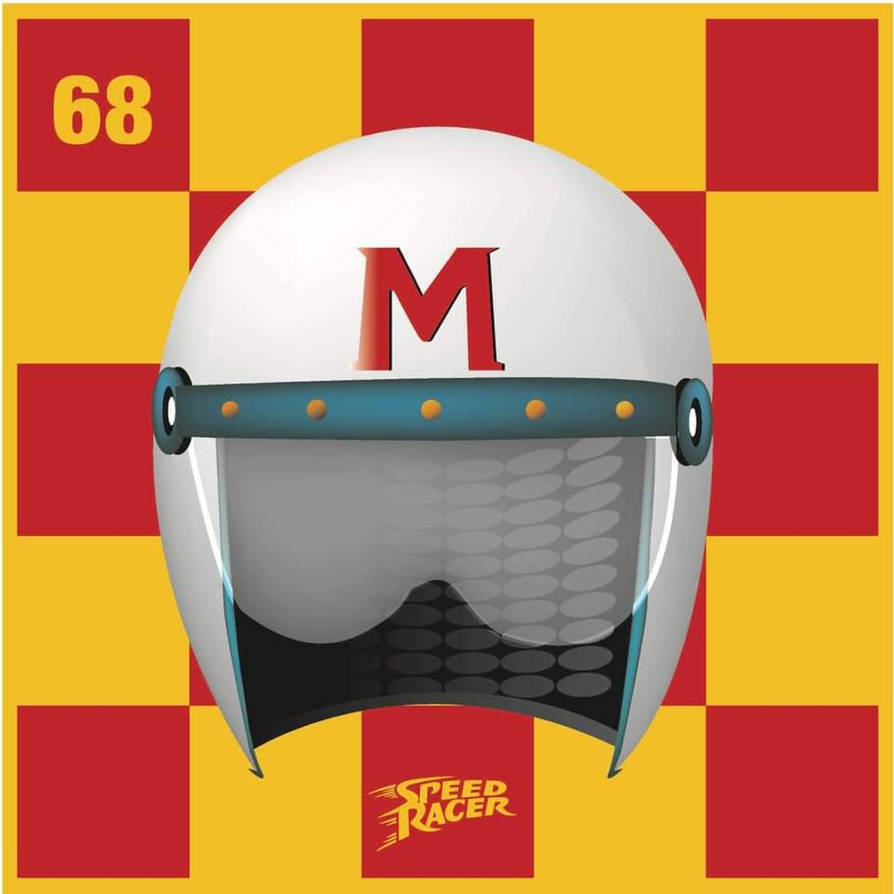 Speed Racer Cap Speed Racer Helmet 01 by ShinRider on DeviantArt