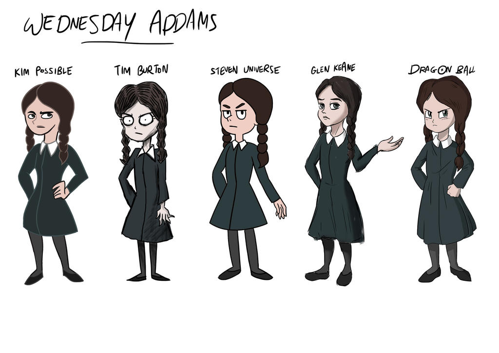 Style Challenge - Wednesday Addams by zacharychua on DeviantArt