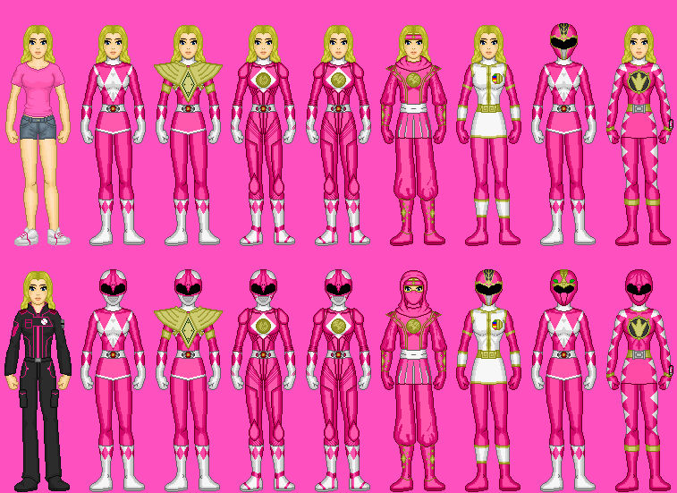 MMPR Pink Ranger Kat by CWK34 on DeviantArt