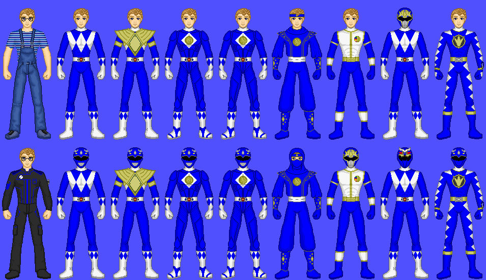 MMPR Blue Ranger: Billy by CWK34 on DeviantArt