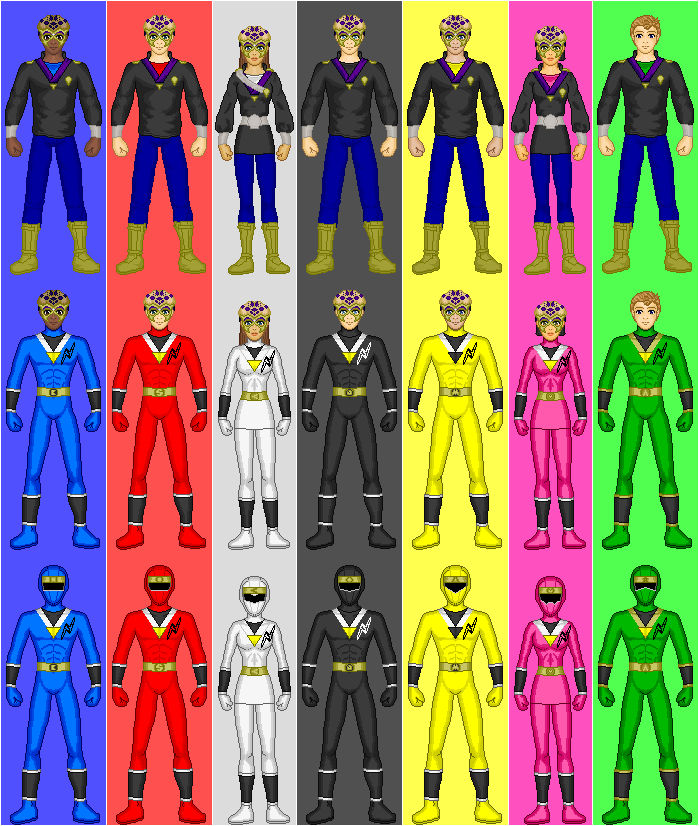 Power Rangers Alien Races Mighty Morphin Alien Rangers + Extra by CWK34 on DeviantArt