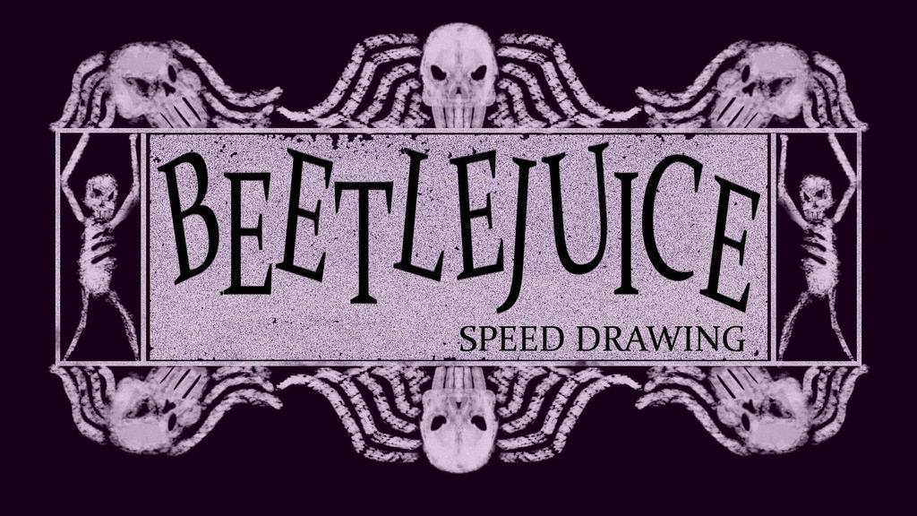 BEETLEJUICE SPEED DRAWING THUMBNAIL+VIDEO by IDROIDMONKEY on DeviantArt.