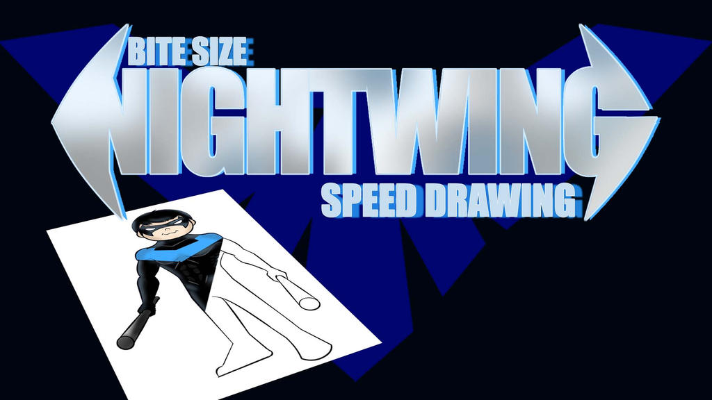 BITE SIZE NIGHTWING SPEED DRAWING THUMBNAIL+VID by IDROIDMONKEY BITE SIZE NIGHTWING SPEED DRAWING THUMBNAIL+VID by IDROIDMONKEY