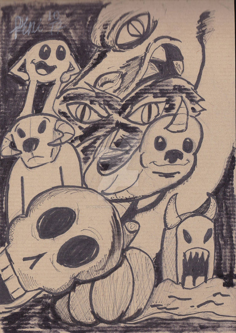 #inktober 13 TEEMING speed drawing +vid by IDROIDMONKEY on DeviantArt