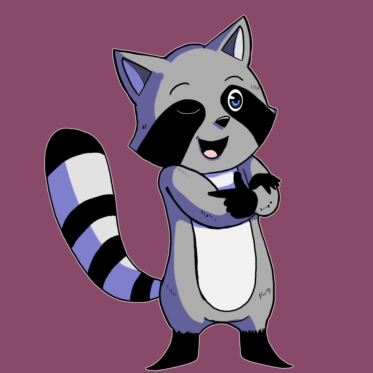 CUTE RACCOON by IDROIDMONKEY on DeviantArt