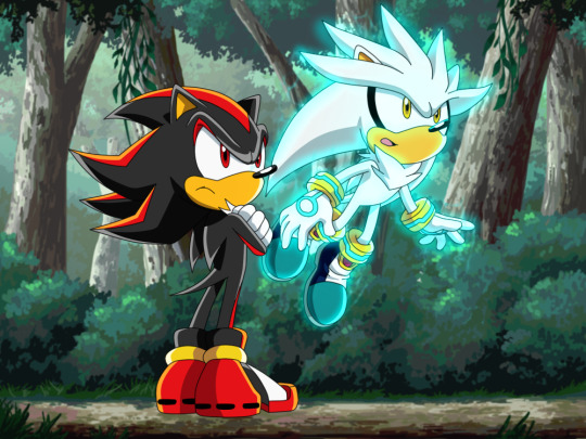 Sonic with Shadow and Silver by VixDojoFox on DeviantArt