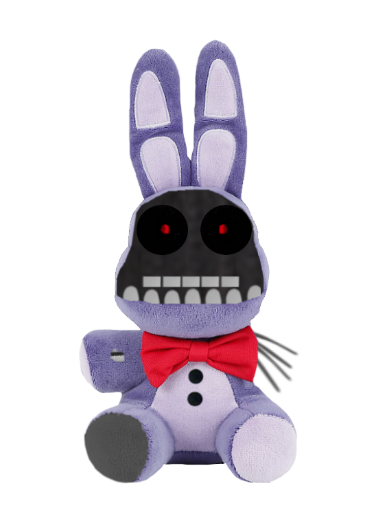 Withered Bonnie Plush (Edit) by SuperFredbear734 on DeviantArt.