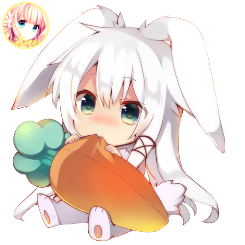 Anime Chibi Rabit by Hanakokyu on DeviantArt