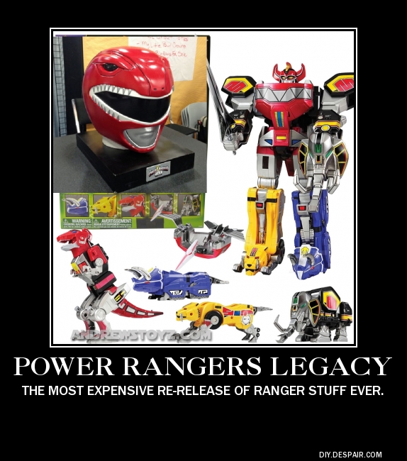 Parody Motivator:  Power Rangers Legacy.