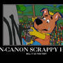 Parody Demotivator: Scrappy Doo vs SD Fandom