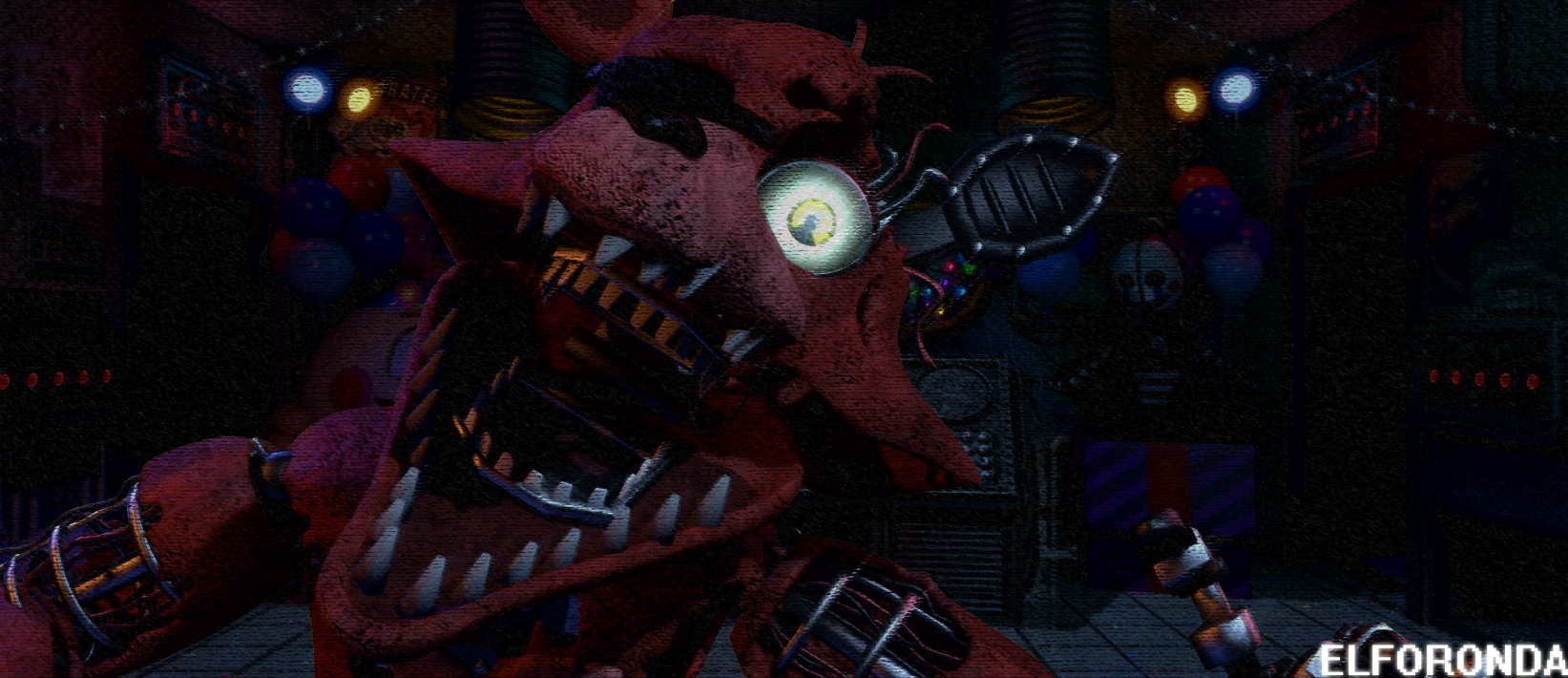 SFM/FNAF] Ultimate Custom Night WITHERED FOXY Jumpscare 😱😂 