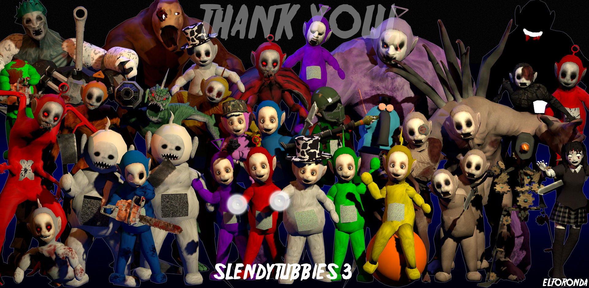 Slendytubbies3 3D models - Sketchfab