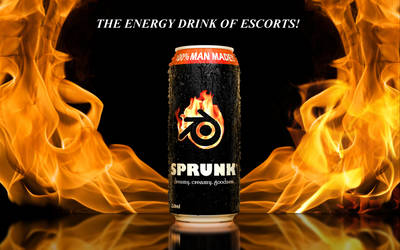 SPRUNK the energy drink of escorts