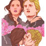 Peeta and Katniss